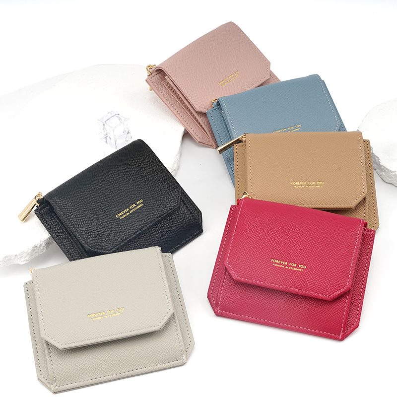 WOMEN'S COIN PURSES & POUCHES CREDIT CARD HOLDER ZIPPER COIN POCKET & ID WINDOW